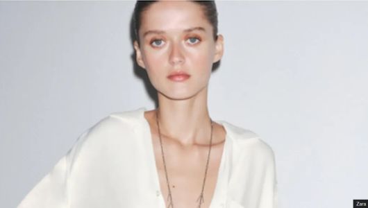 영국에서 패션 브랜드 자라(ZARA)의 광고 2건이 모델이  건강하지 않게 마른 모습을 연출했다는 이유로 금지 조치를 받았다. 사진 자라·BBC