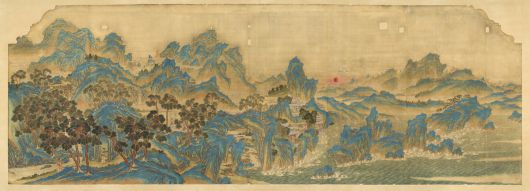 경훈각에 그려진 심산 노수현의 ‘조일선관도’.   국가유산청 제공