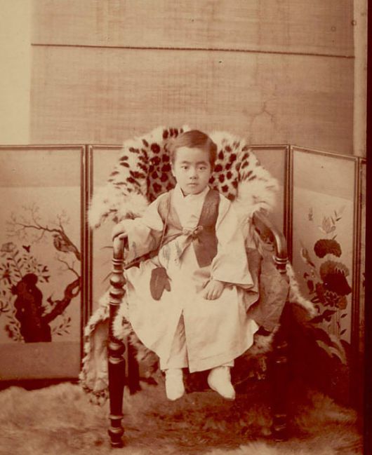 5세 무렵의 김규식.