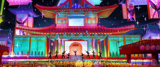 셀린 킴이  경향신문을 통해 공개한 <케이팝 데몬 헌터스>의 작업물. 어디에서도 볼 수 없었던 K팝 스타의 특별한 무대 디자인은 이렇게 만들어졌다.