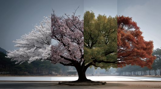 고궁의 나무 AI 이미지 / 작가 제공