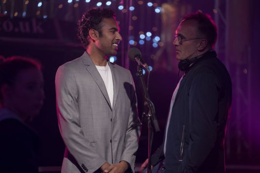 주인공 잭 말릭 역을 맡은 히메쉬 파텔과 대니 보일 감독.