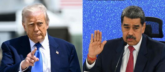 도널드 트럼프 미국 대통령(왼쪽)과 니콜라스 마두로 베네수엘라 대통령. AFP연합뉴스