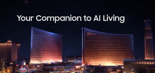 삼성전자가 CES 2026 전시관을꾸린 라스베이거스 윈 호텔의 전경. 삼성전자 CES 2026 티저 영상 캡처