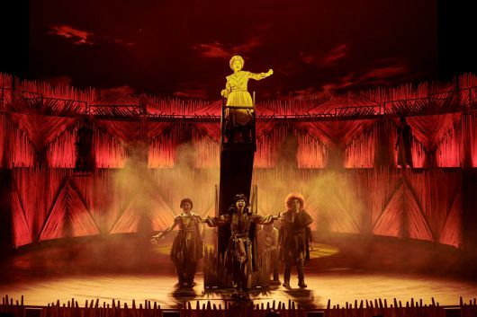 창작뮤지컬 <푸른 사자 와니니> 공연 모습.  AM컬처 제공