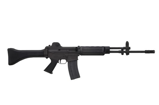 K2 소총은 가늠쇠에 야간조준이 용이하도록 야광 유리관을 장착했고 접철식 개머리판을 사용해 행군이나 차량 탑승이 편리하도록 개발되었다. 사진=SNT모티브