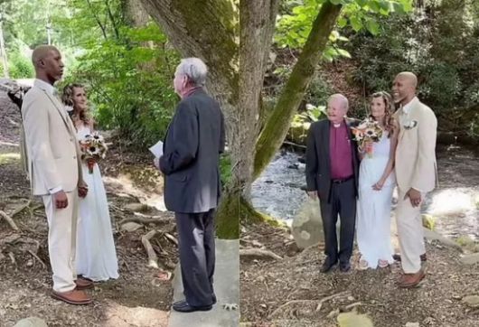 23세의 남성과 60세의 여성이 나이 차를 뛰어 넘고 결혼해 화제다. 인스타그램 캡처