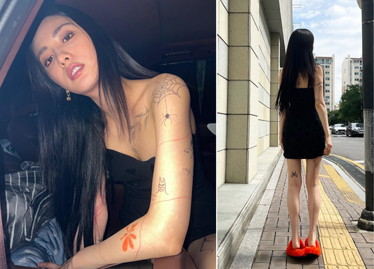 나나, 온몸에 '진짜 문신'… “하고 싶어서 한 것” : Zum 뉴스