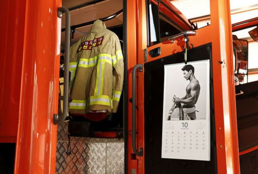 몸짱소방관 희망나눔달력. 서울시제공.