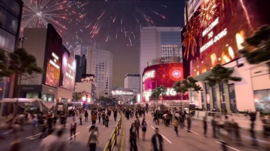 서울 중구의 명동 옥외광고물 자유표시구역 조감도.   중구 제공