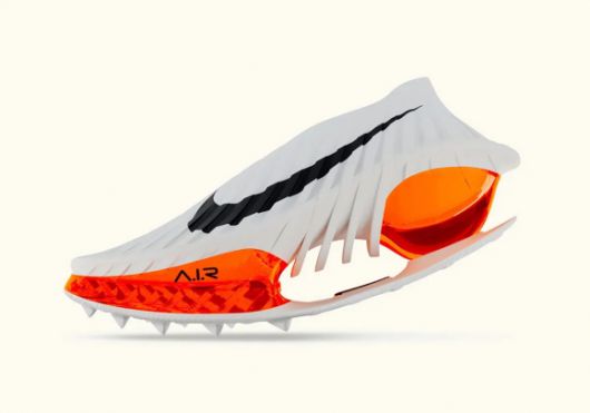 AI가 만든 러닝화 - AI가 남자 육상 허들 및 계주 선수 라이 벤저민(미국)를 위해 만든 러닝화 / 사진=나이키