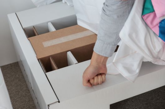 파리선수촌의 골판지 침대 강도는 - 23일 파리 생드니에 위치한 2024 파리 올림픽 선수촌 내 한국대표팀 숙소가 공개됐다. 2024.7.23 연합뉴스