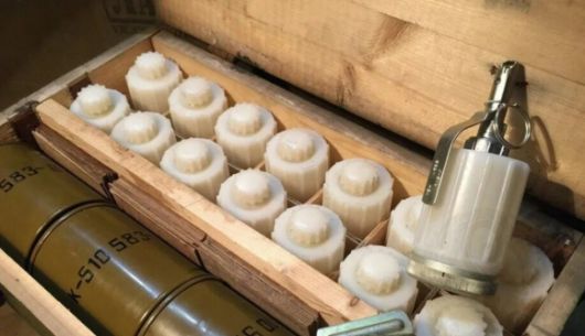 CS가스 수류탄 자료사진. 키이우포스트 제공