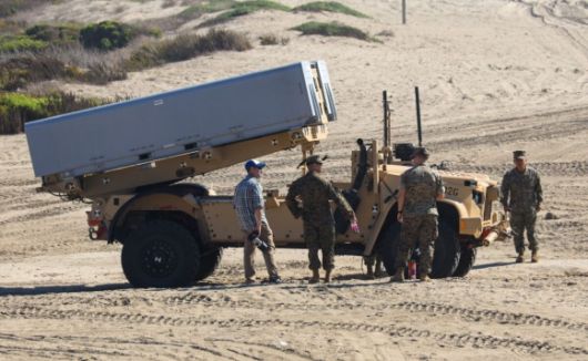 미군의 대함 미사일 체계인 ‘해군·해병대 원정 선박 차단 체계’(NMESIS·네메시스). 출처=미 해병대
