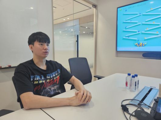 이현중이 6일 서울 에픽스포츠 사무실에서 진행한 서울신문과의 인터뷰에서 미국프로농구(NBA)에 도전할 뜻을 밝히고 있다. 서진솔 기자