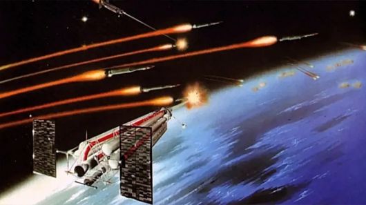 우주 기반 요격체계 개념. 출처=로스앨러모스 국립연구소