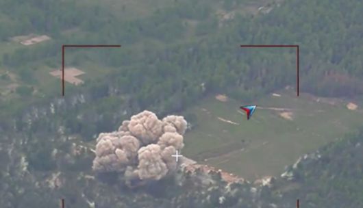 20일(현지시간) 러시아가 이스칸데르 미사일로 우크라이나 수미주(州)의 한 군사 훈련 캠프(사진)을 공격했다. 유로마이단프레스 엑스 영상 캡처