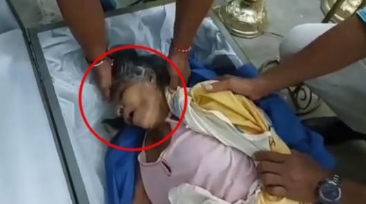 2023년 6월 관 안에서 눈을 뜬 에콰도르 70대 여성.