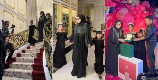 말레이시아의 사업가이자 인플루언서 파르하나 자라가 11살 딸의 초호화 생일파티를 공개했다. 틱톡(@farhanazahra91) 캡처