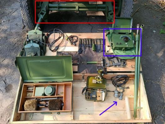 러시아 최전선에서 외부에 공개된 적 없는 희귀한 북한제 60㎜ 및 140㎜ 박격포 등이 포착됐다고 현지 군사 전문 채널들이 전했다. 사진은 현지에서 촬영된 것으로 알려진 북한제 구식 140㎜ 자주 박격포. 텔레그램