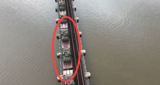 14일 예정된 열병식을 위해 에이브럼스 탱크 28대 등 주력 전차들이 속속 워싱턴 DC로 몰려들고 있다. 미 육군 제공 영상 캡처