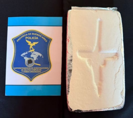 아르헨티나에서 발견된 나스카 라인 브랜드 코카인. 아르헨티나 경찰 제공