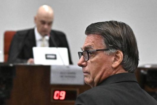 자이르 보우소나루 브라질 전 대통령이 지난 10일 연방대법원에서 열린 재판에 참석했다. 2025. 06. 10 EPA 연합뉴스