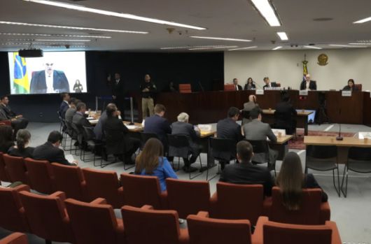 자이르 보우소나루 브라질 전 대통령에 대한 재판이 지난 10일 브라질리아에 있는 연방대법원에서 열렸다. AP 연합뉴스