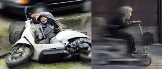 기발하고 독특한 사진을 선보이며 ‘셀카 할머니’로도 불린 일본 사진작가 니시모토 키미코. 니시모토 키미코 인스타그램 캡처