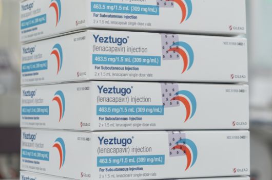 글로벌 제약사 길리어드 사이언스가 미 식품의약국(FDA) 승인을 받은 HIV 예방주사제 ‘예즈투고’(Yeztugo·성분명 레나카파비르). AP 뉴시스