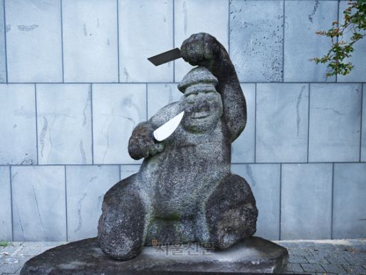 MZ세대 인증샷 명소인 ‘슉 슈슉 돌하르방’.