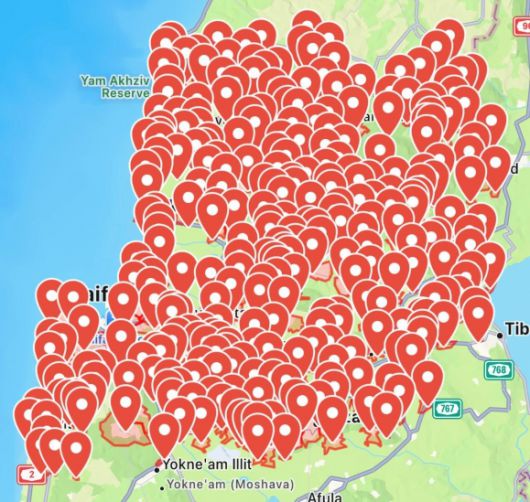 도널드 트럼프 미국 대통령의 휴전·종전 선언을 수용한 이스라엘은 합의 발효 3시간 만인 24일(현지시간) 이란이 미사일 공격을 감행하며 협정을 위반했다고 주장, 고강도 대응을 예고하고 나섰다. 사진은 이날 이스라엘방위군(IDF)이 공유한 공습경보 상황. 2025.6.24 이스라엘군