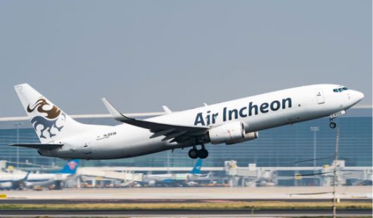 에어인천 항공기가 이륙하는 모습. 에어인천 제공