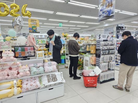 강남구 도곡동의 한 다이소 매장에서 소비자들이 상품을 둘러보고 있는 모습. 아성다이소 제공