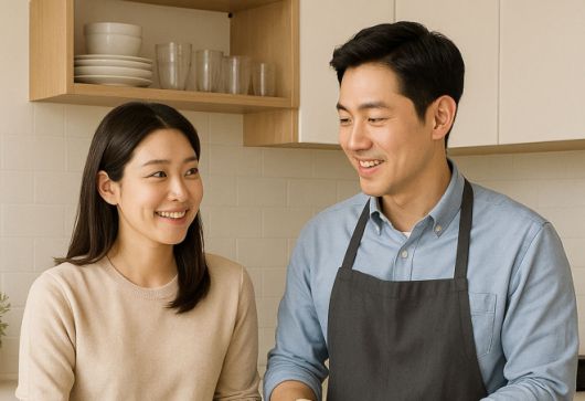 한국인 부부의 가상 생성 이미지. 출처=챗지티피