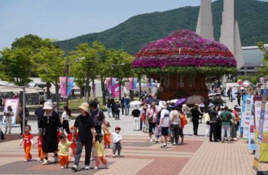 2025 천안 K-컬처박람회장을 찾은 관람객들. 시 제공