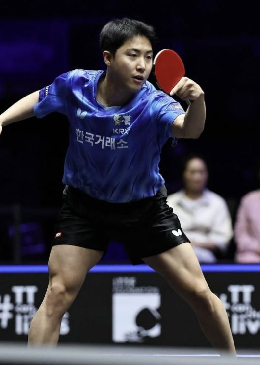 11일(한국시간) 미국 라스베이거스에서 열린 월드테이블테니스(WTT) 미국 스매시에 참가한 임종훈. WTT 소셜미디어 캡처