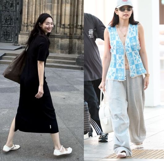 신민아와 제니. 인스타그램, 뉴스1