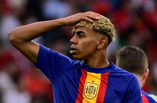 스페인의 18세 스타 라민 야말(바르셀로나). 2025.7.15 AFP 연합뉴스