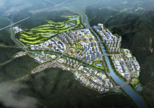 춘천의 산업지도를 바꿔 놓을 기업혁신파크 조감도. 춘천시 제공