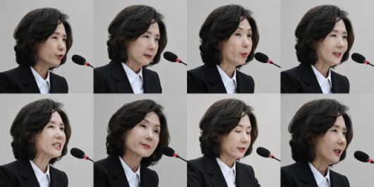 이진숙 부총리겸 교육부장관 후보자가 16일 국회 인사청문회에서 답변을 하고 있다.