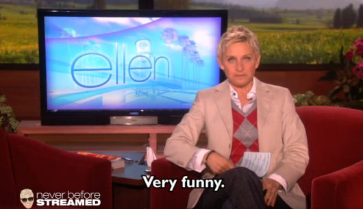 TV토크쇼 ‘엘런’을 진행하던 엘런 드제너러스. 엑스 캡처