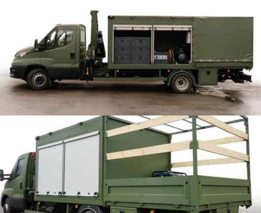 F-16 전투기 용 이동식 시스템 모습. 컴 백 얼라이브 제공