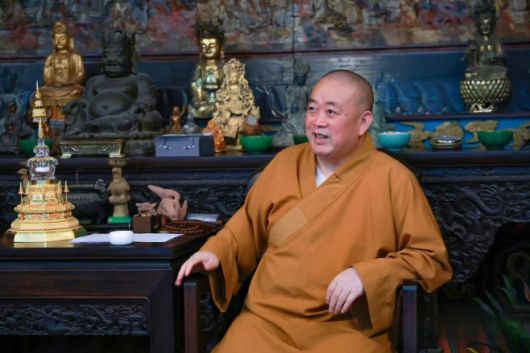 중국 사오린쓰(소림사)의 주지 스융신. 장난두스바오(江南都市報) 캡처