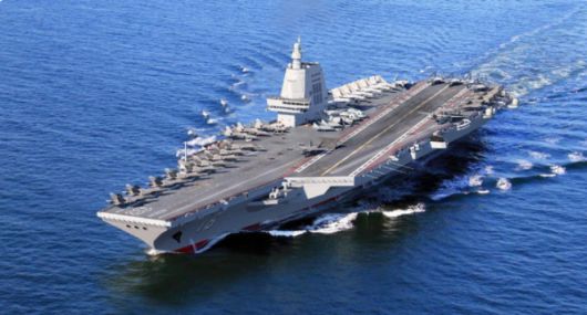 중국의 세번째 항공모함 푸젠함. 바이두 캡처