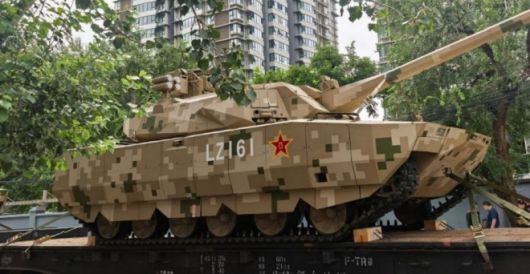중국의 차세대 전차 ‘ZTZ-201’. 소셜미디어 캡처