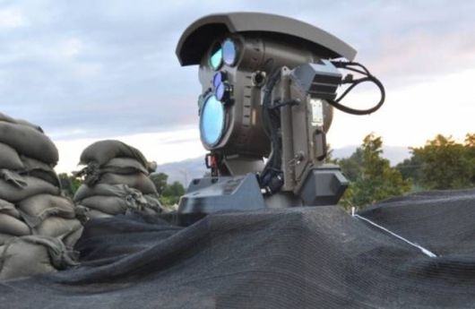이스라엘의 차세대 레이저 방공시스템 ‘아이언빔’의 저출력 버전. 이스라엘 국방부 제공