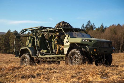 최대 9명을 태울 수 있는 M1301 보병분대차량(ISV). 쉐보레 콜로라도 ZR2 픽업트럭을 기반으로 약 90% 상용 부품을 활용해 제작됐다. 출처=미 육군