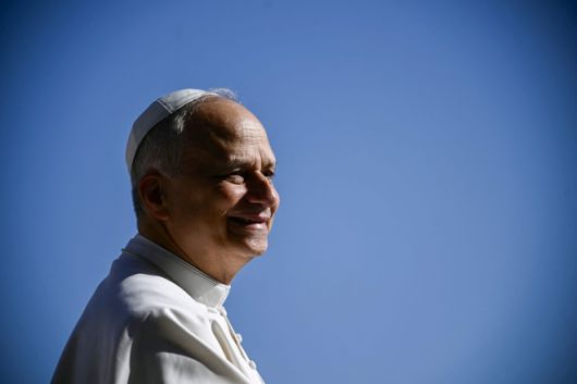 레오 14세 교황이 9월 6일(현지시간) 바티칸 성 베드로 광장에서 열린 희년 특별 알현에 참석하고 있다. AFP 연합뉴스