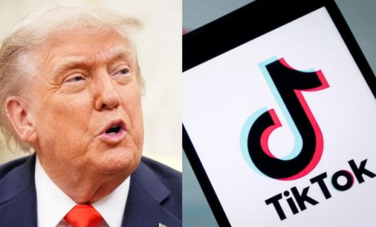 도널드 트럼프 미국 대통령과 틱톡. 자료사진